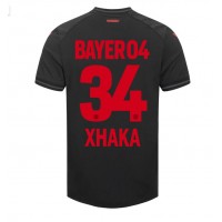 Dres Bayer Leverkusen Granit Xhaka #34 Domaci 2023-24 Kratak Rukav